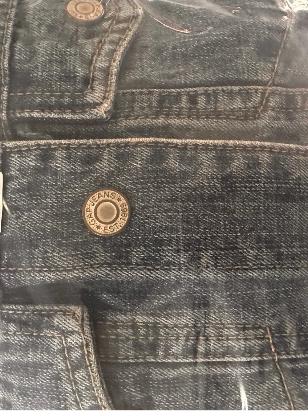 GAP Kids Denim Jacket - Navy with Pink Accent